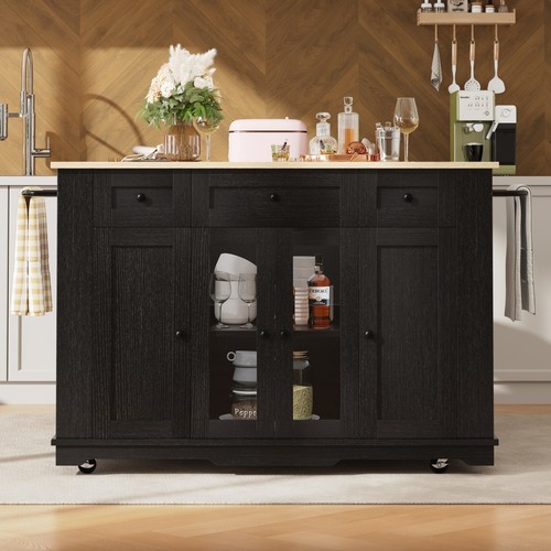 Kitchen island storage cabinet - kitchen,