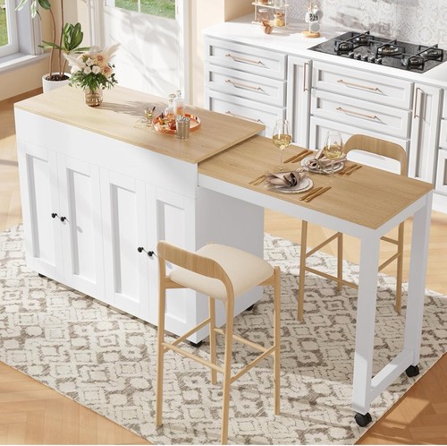 Kitchen island extendable bar - kitchen,
