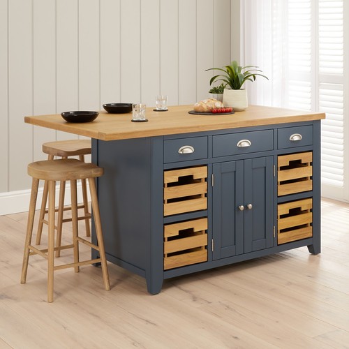 Westbury blue painted - painted, large