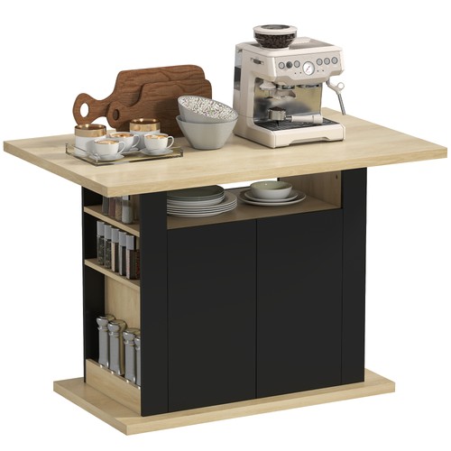 Homcom kitchen island - homcom, with