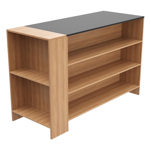Wooden breakfast bar table - breakfast,