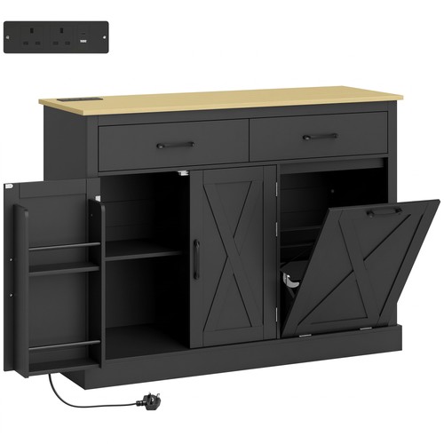 Tilt out trash - trash, with