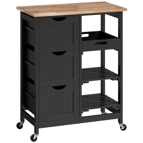 Rolling kitchen island cart - rolling,