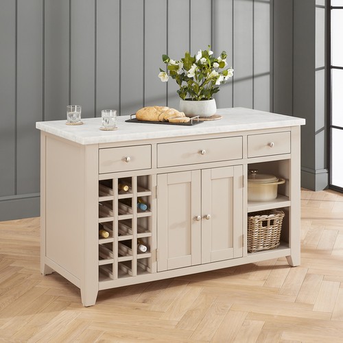 Kitchen island with white - kitchen,