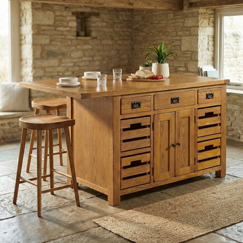 Kitchen island with bar - kitchen, top